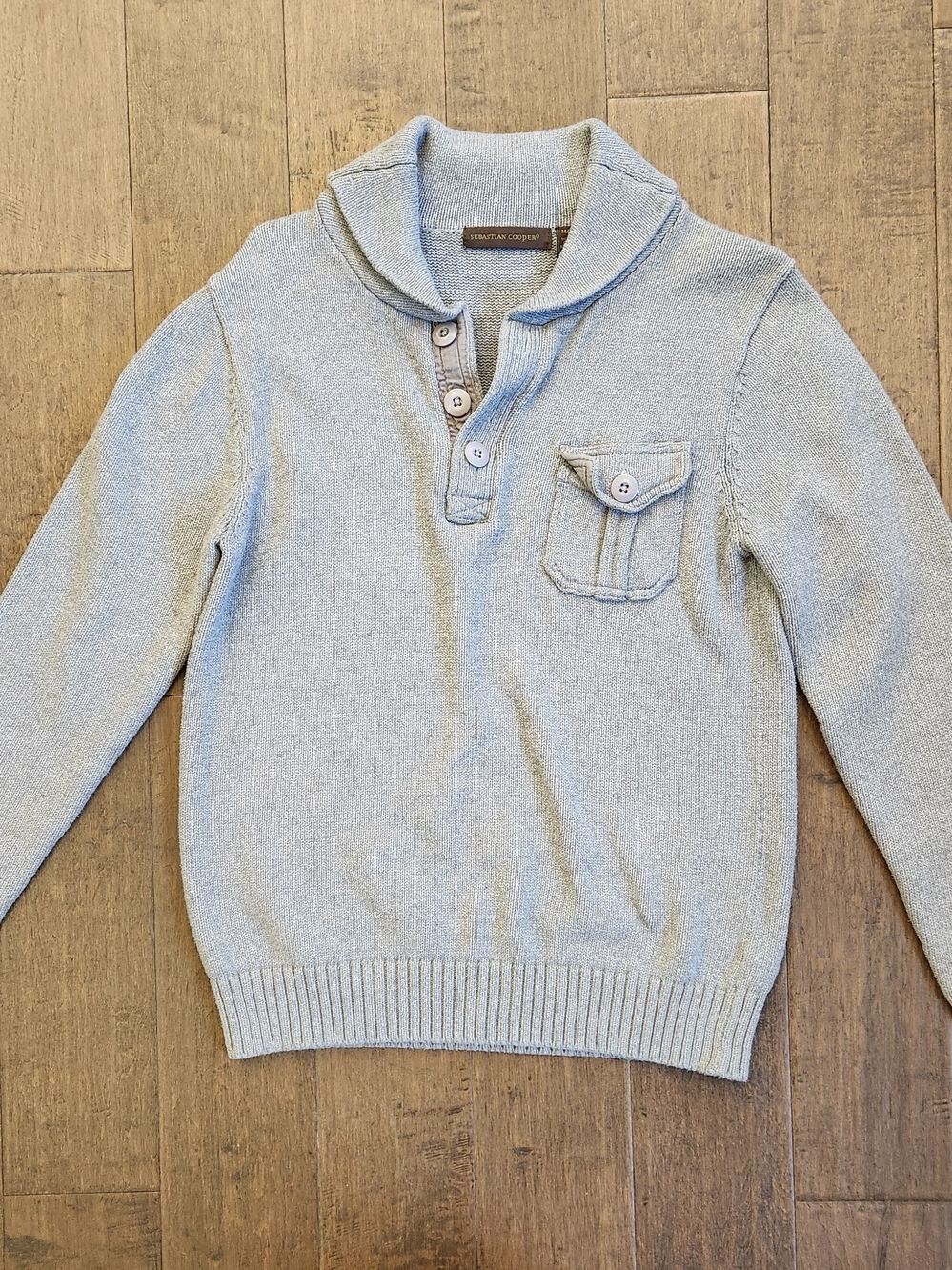 Sebastian Cooper 100% Cotton Knit Sweater Size Medium